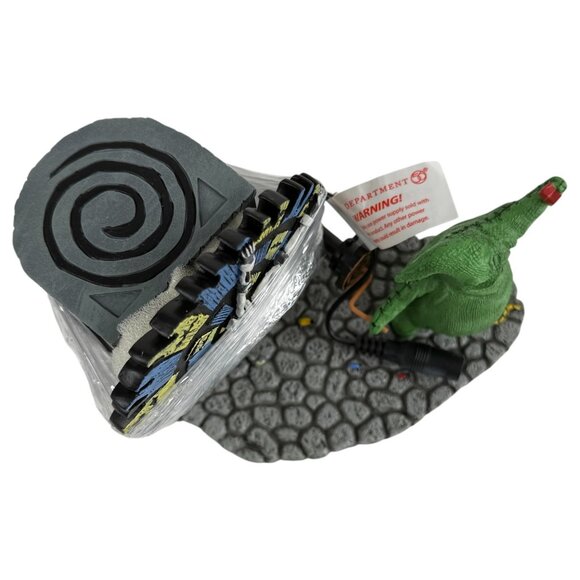 Dept 56 The Nightmare Before Christmas Oogie Boogie Gives A Spin Figurine New - Picture 8 of 11